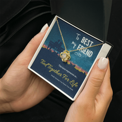 Love Knot Necklace - Best Friend - Humorous